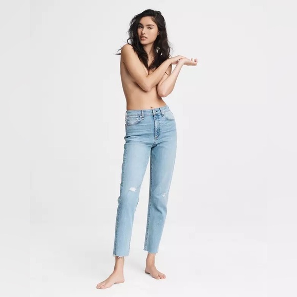 NWT Rag & Bone Nina High-Rise Cigarette Denim Jeans sz 31 - Picture 2 of 14